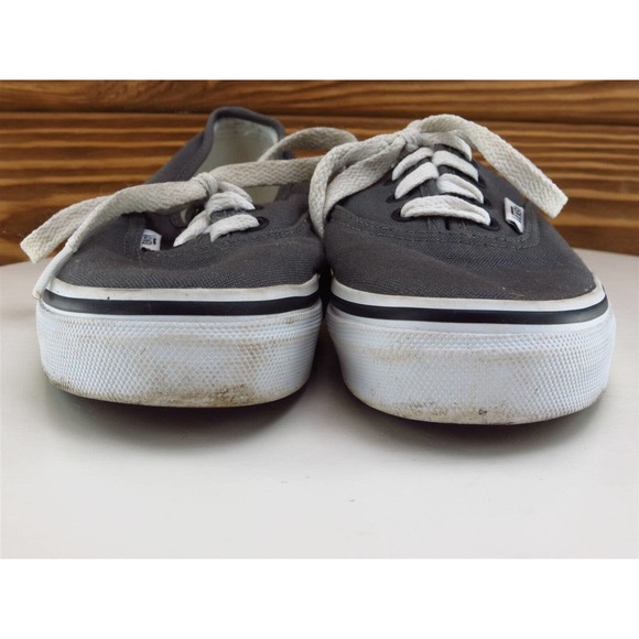 VANS Shoes Sz 13.5 Sneaker‎ Boys Youth Gray Fabric Lace Up Medium - Picture 2 of 11